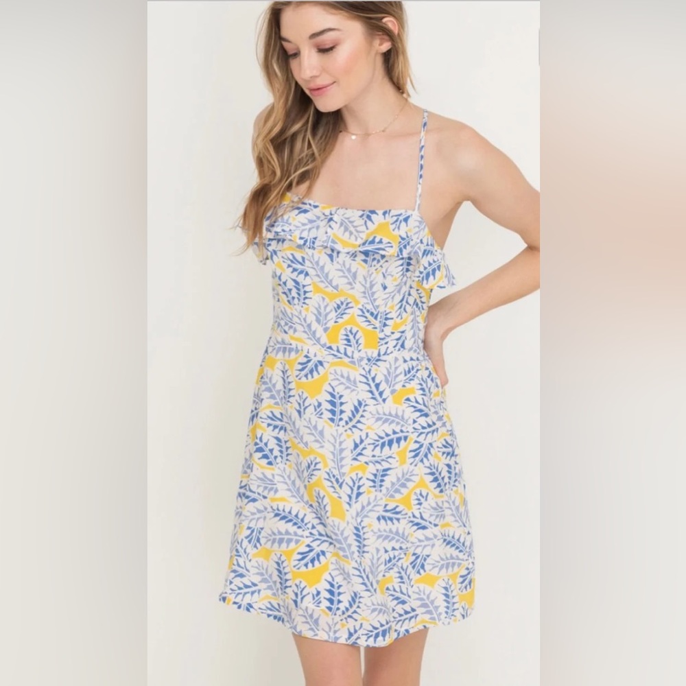 🌻 NWT 🌻 LUSH Ruffle Spaghetti Strap Sundress